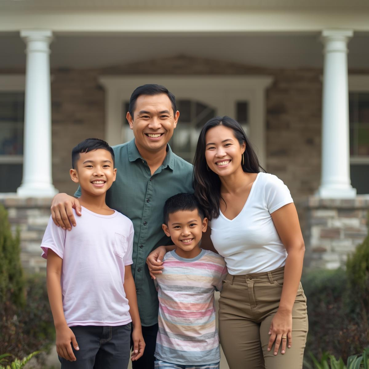 happy first home buyer